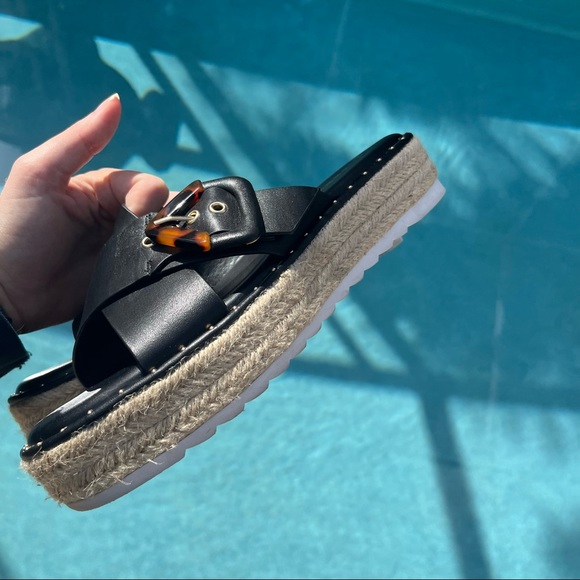 Gianni Bini Crossover Espadrille Slides | 9.5 - Picture 8 of 15